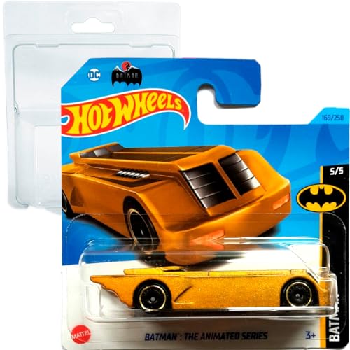 Hot Wheels Batman: The Animated Series 5/5 (168/250) HKJ76 Short Card Mattel 2023 + Blister & Card Protector Pack Friki Monkey