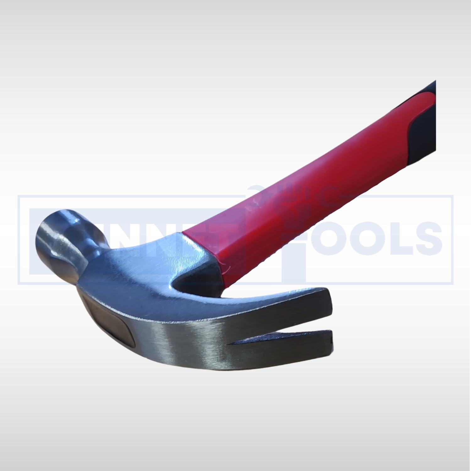 Marteau arrache-panne fendue de 567 g avec manche en fibre de verre – Marteau de camping durable en acier au carbone léger avec tige d'utilisation pour clous, épingle, panneau, clou et