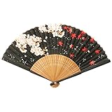 旭王 扇子 桜と紅葉 151003