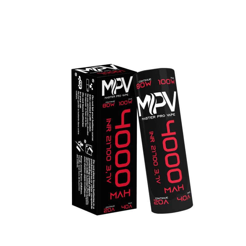 Born To Vape presente pile (batterie) MPV 40A pile pour cigarette électronique grand format 4000mAh et son sticker BTV exclusif collectionnable