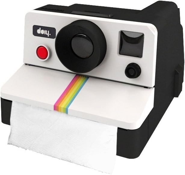 doiy chinka Polaroll Instantly at Hand 80S Style Retro Camera Toilet Paper Roll Holder