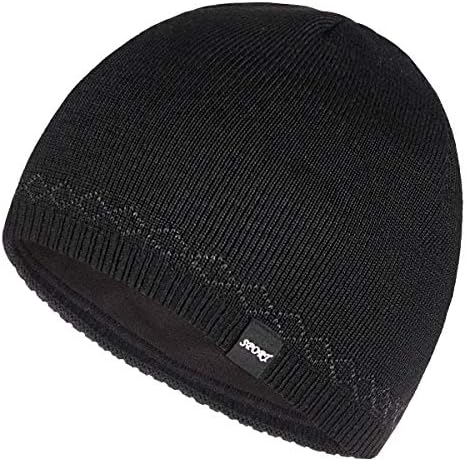 Bodvera Mens Winter Beanie Hat Warm Knit Cuffed Plain Toboggan Ski Skull Cap (3 Patterns)