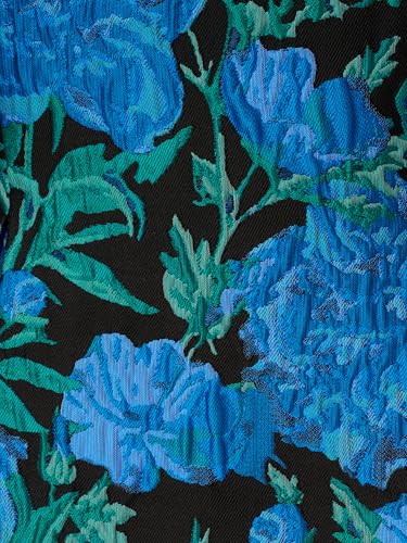 Adrianna Papell Women's Boat Neck Jacquard Midi Dress3