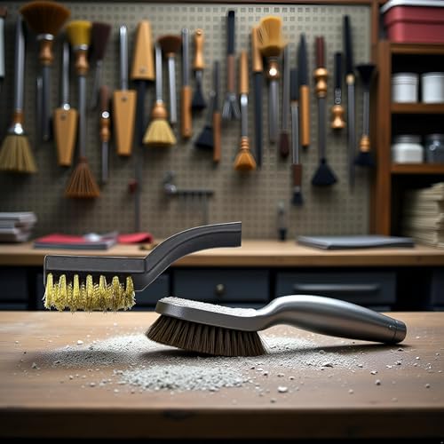 Image of Wire Brush Cleaning Brush Tool Steel Brass Nylon Metal Cleaning Polishing Rust Brush Metal Cleaning Brush Tool Fashion Abrasive Brushes