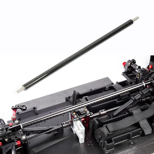 Carbon Fiber RC Center Brace Bar for Arrma 1/7 Limitless F1 Felony/Infraction/Limitless 6S, 309mm Length Lightweight Carbon Material Upgrades Replacement Part ARA320502