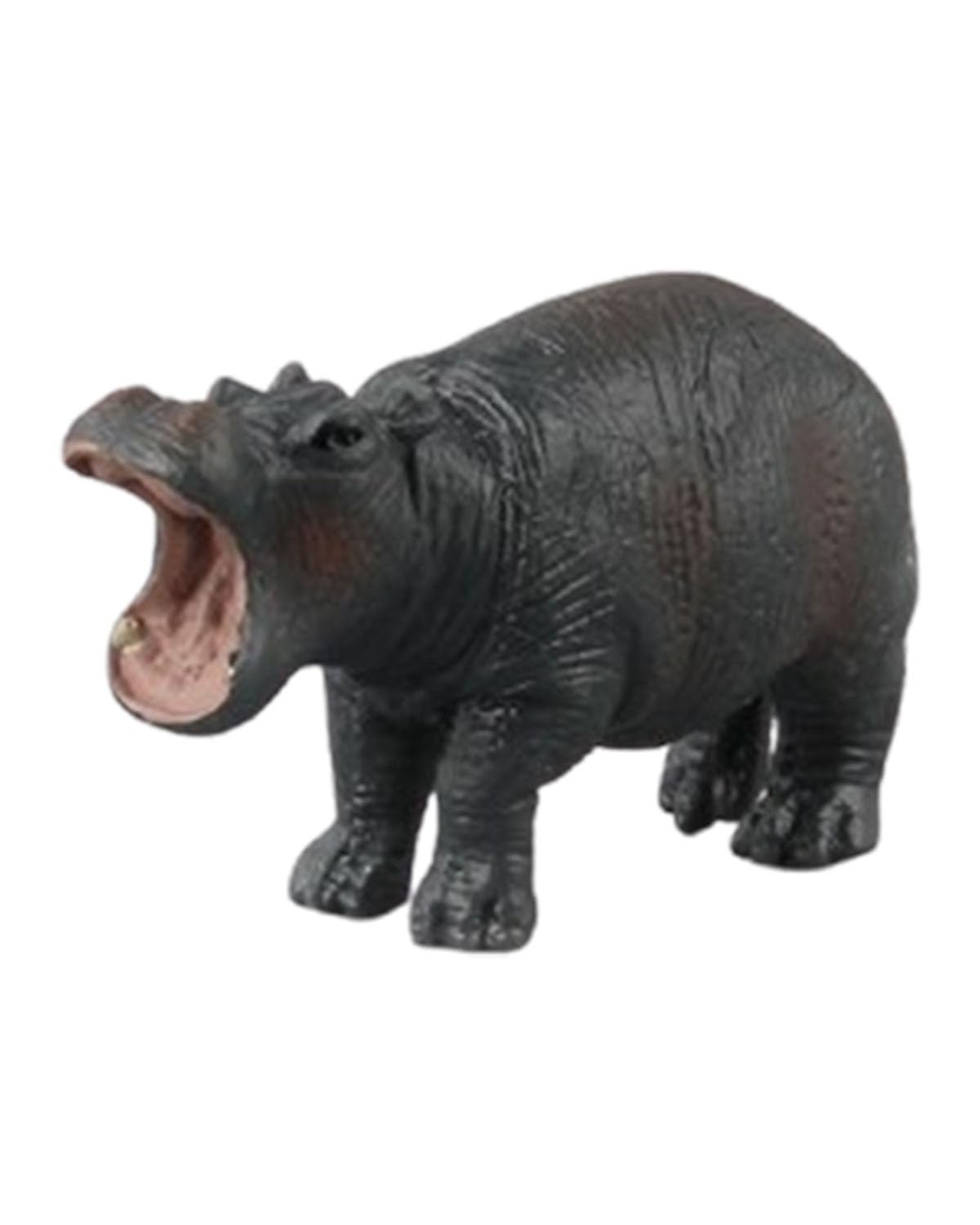 Hippopotamus Toy, Standing Hippo Figurine for Kids, Animal Lovers and Collectors, Home Decor Gift for Children Aged 3-12-image-5