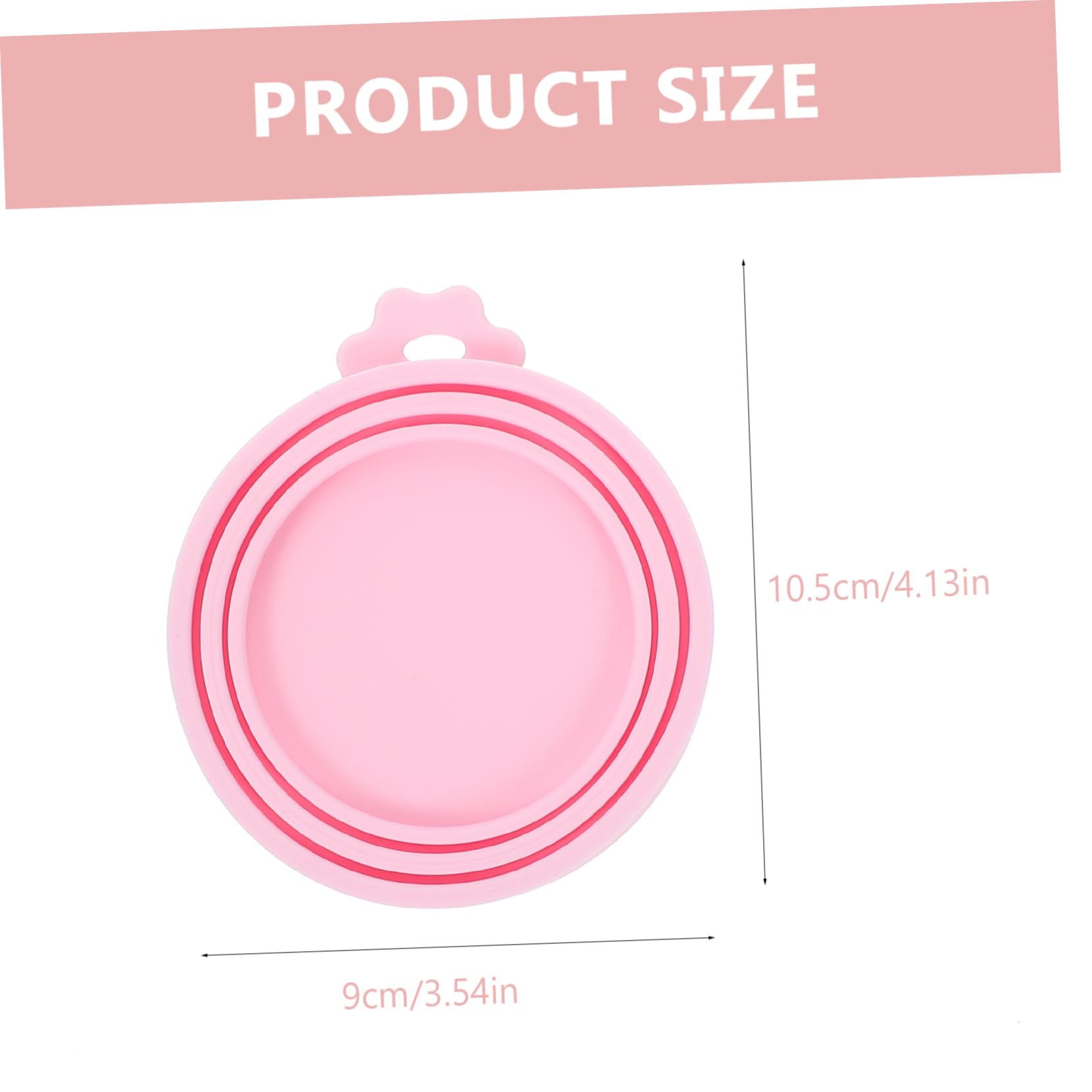 Happyyami Cat Food Can Lids 3pcs Reusable Lids Easy to/off Dishwasher Safe Silicone Material for Fresh-keeping