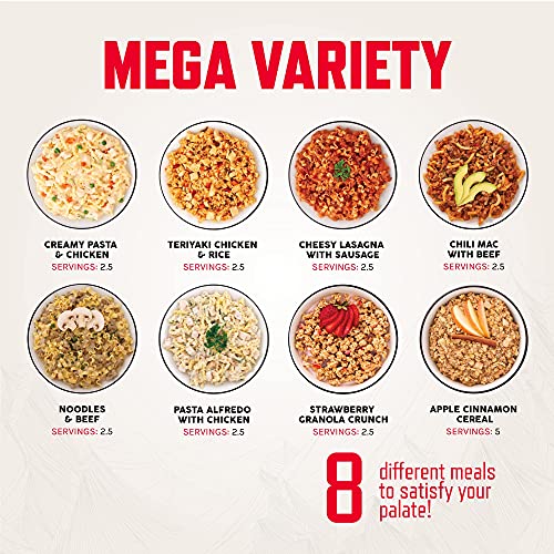 Readywise Outdoor Favorites Kit, Freeze-Dried Backpacking And Camping Meals, Tasty Meals And Snacks For Hiking, Backpacking, Or Emergency Preparedness, Pack Of 9 #TOP4