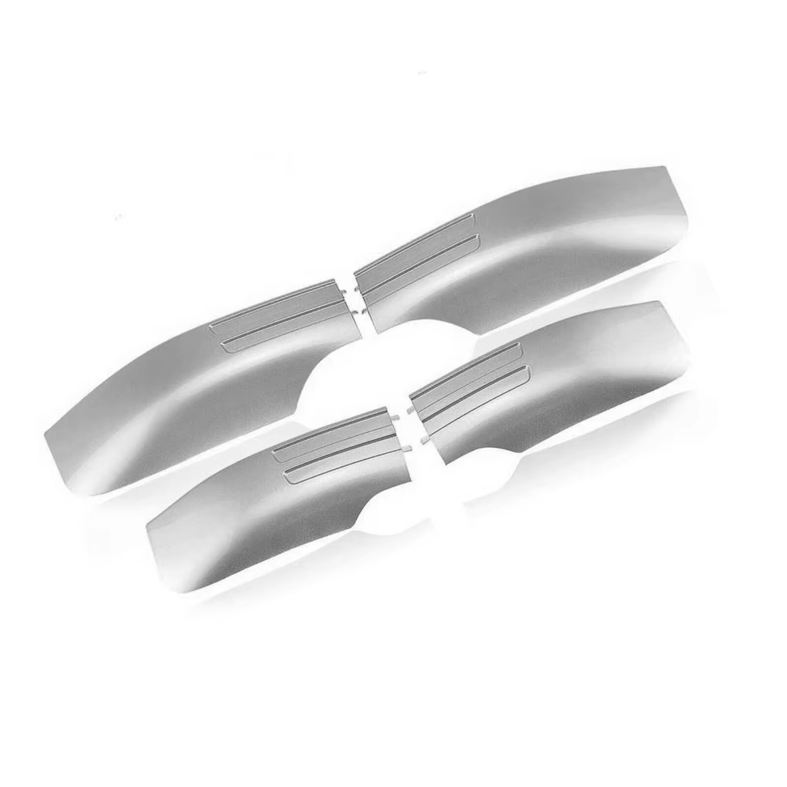 Tapa de extremo para portaequipajes de techo BMW X6 E71 E72, cubiertas de barras de coche, 4 uds 8