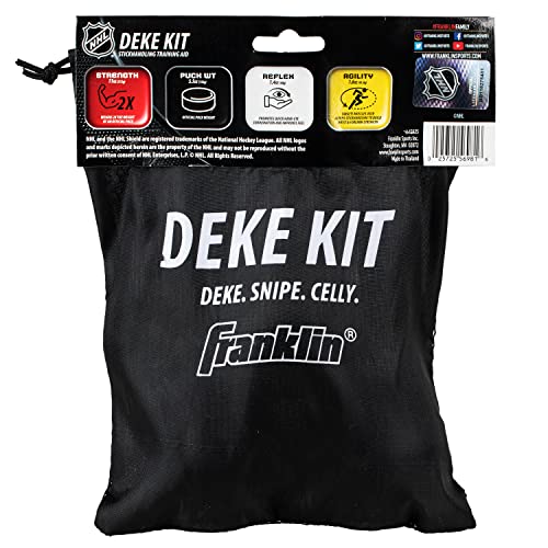 Franklin Sports NHL Hockey Stick Handling Training Balls - 4 Pack | Deke + Hands Development, On + Off Ice Drills, Weighted Puck Feel, Reflex Vision Challenge - image 7