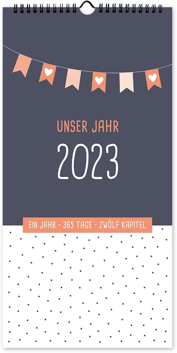 Paarkalender 2026 Mit 3 Spalten - Süße Tier Illustrationen + 330 Sticker