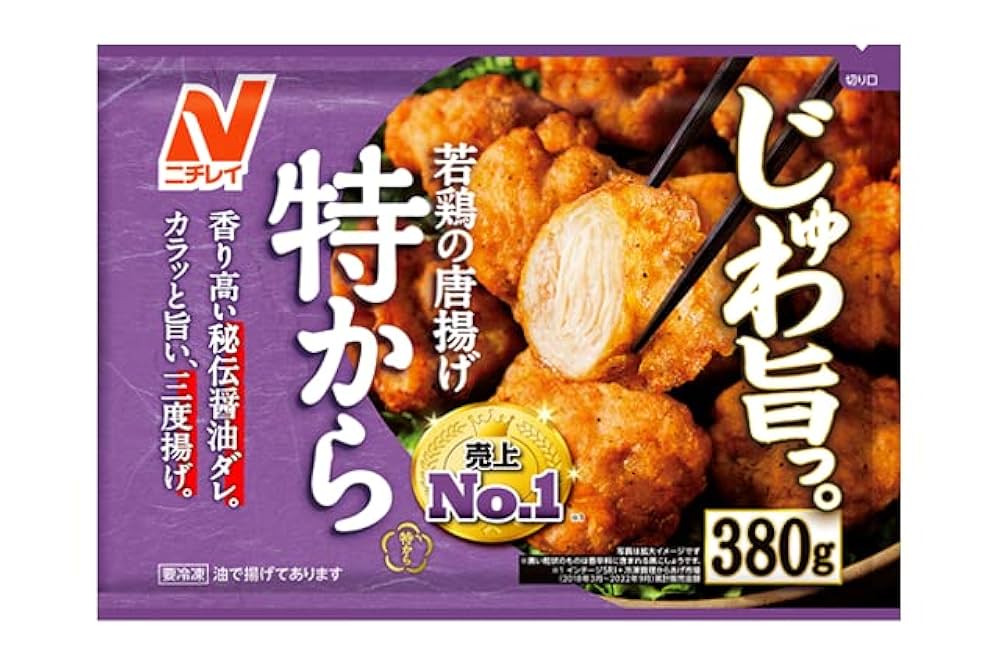 Amazon | ニチレイ 冷凍食品 唐揚げ 特から 380g 3袋セット