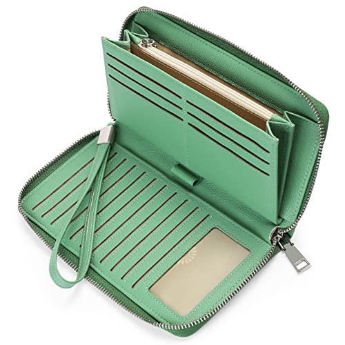 Portefeuille femme cuir spacieux idéal pour ranger toutes vos cartes