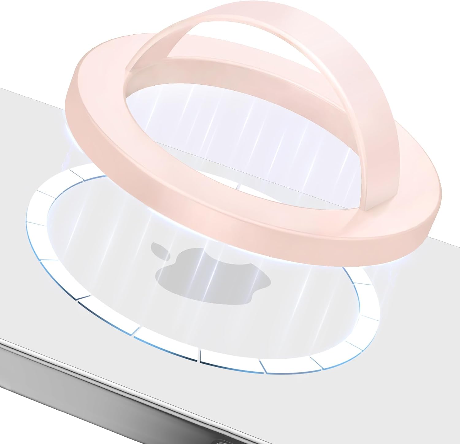 Compatible with Magsafe Phone Grip, Magnetic Silicone Ring Grip for iPhone 16/15/14/13/12 Series, Easy to Install and Remove, Perfect for Daily use and Travel