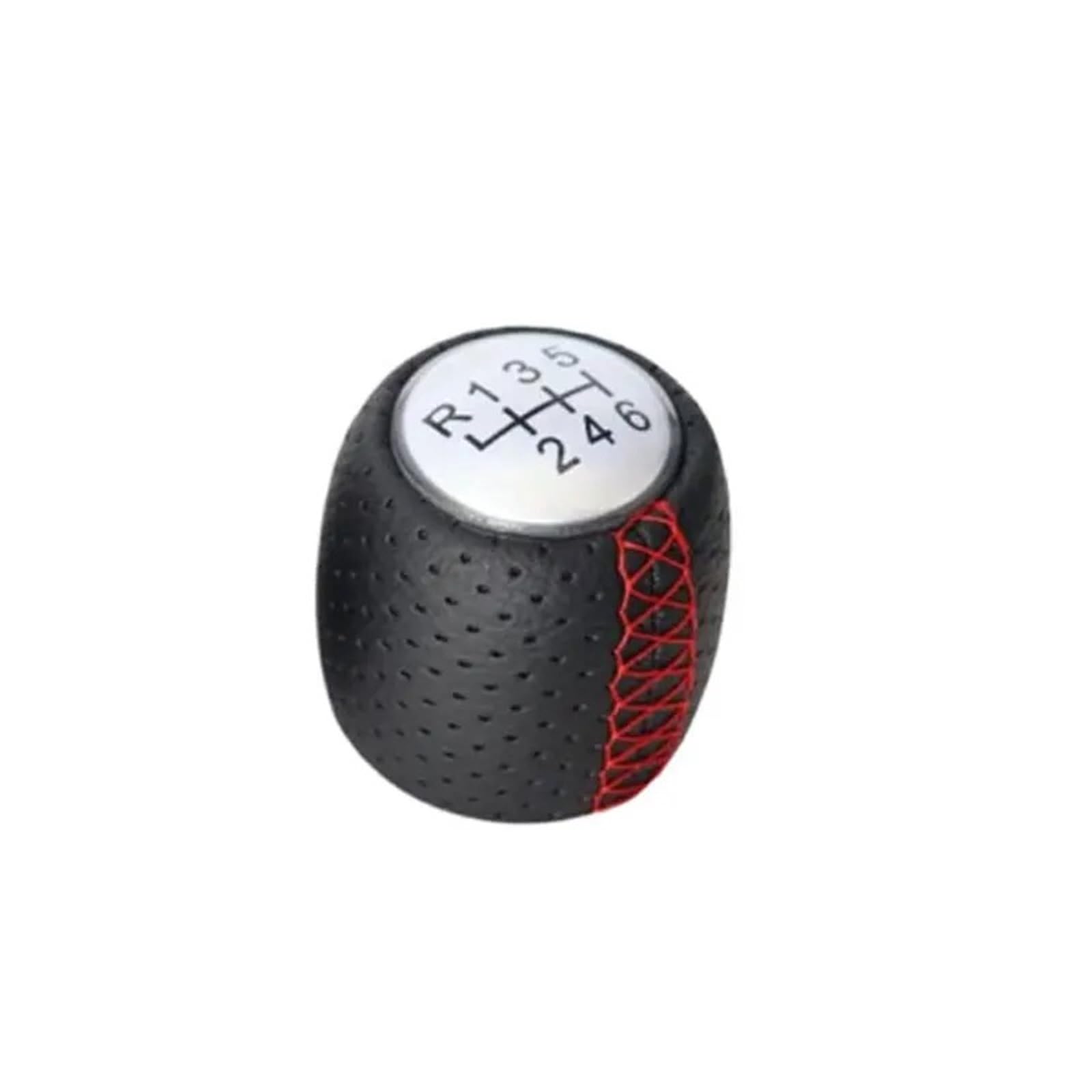 Jxewmtmc for ALFA for Romeo 159 for Brera for Spider 2005-2011 5 6 Speed Car Shift Knob Gear 55344557 Gear Stick Shift Cover(R123456)