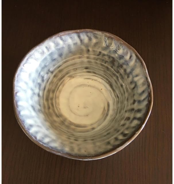 現代陶芸家 人見啓一造 大型造形彩泥深鉢『海底探険』彩泥象嵌 共箱 90