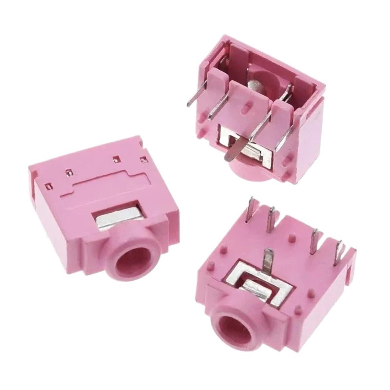 Lot de 5/10 prises jack 3F07 PJ-307 PJ307 stéréo 3,5 mm pour écouteurs audio (lavande)