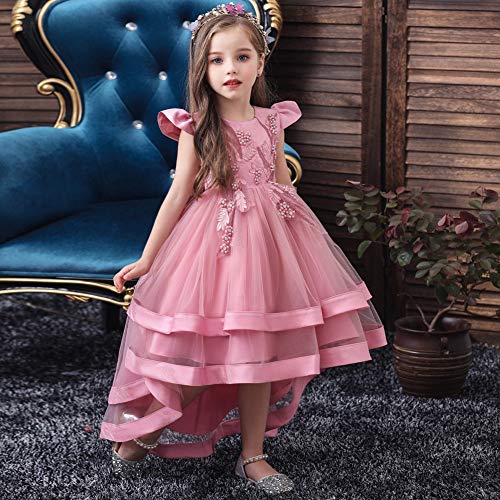 MYRISAM Girls Princess Pageant High Low Tulle Dress Bridesmaid Wedding Prom Birthday Communion Party Dance Ball Gowns3