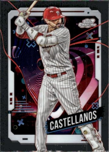 2024 Topps Chrome Cosmic #175 Nick Castellanos Philadelphia Phillies MLB Baseball Base Trading Card