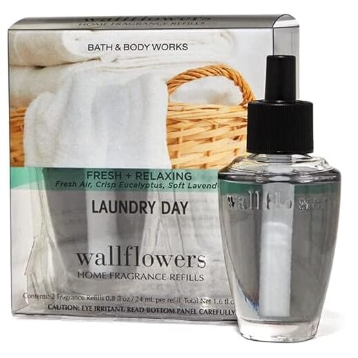Bath and Body Works Laundry Day Wallflowers Fragrance Refill 0.8 Oz. (2 Pack)