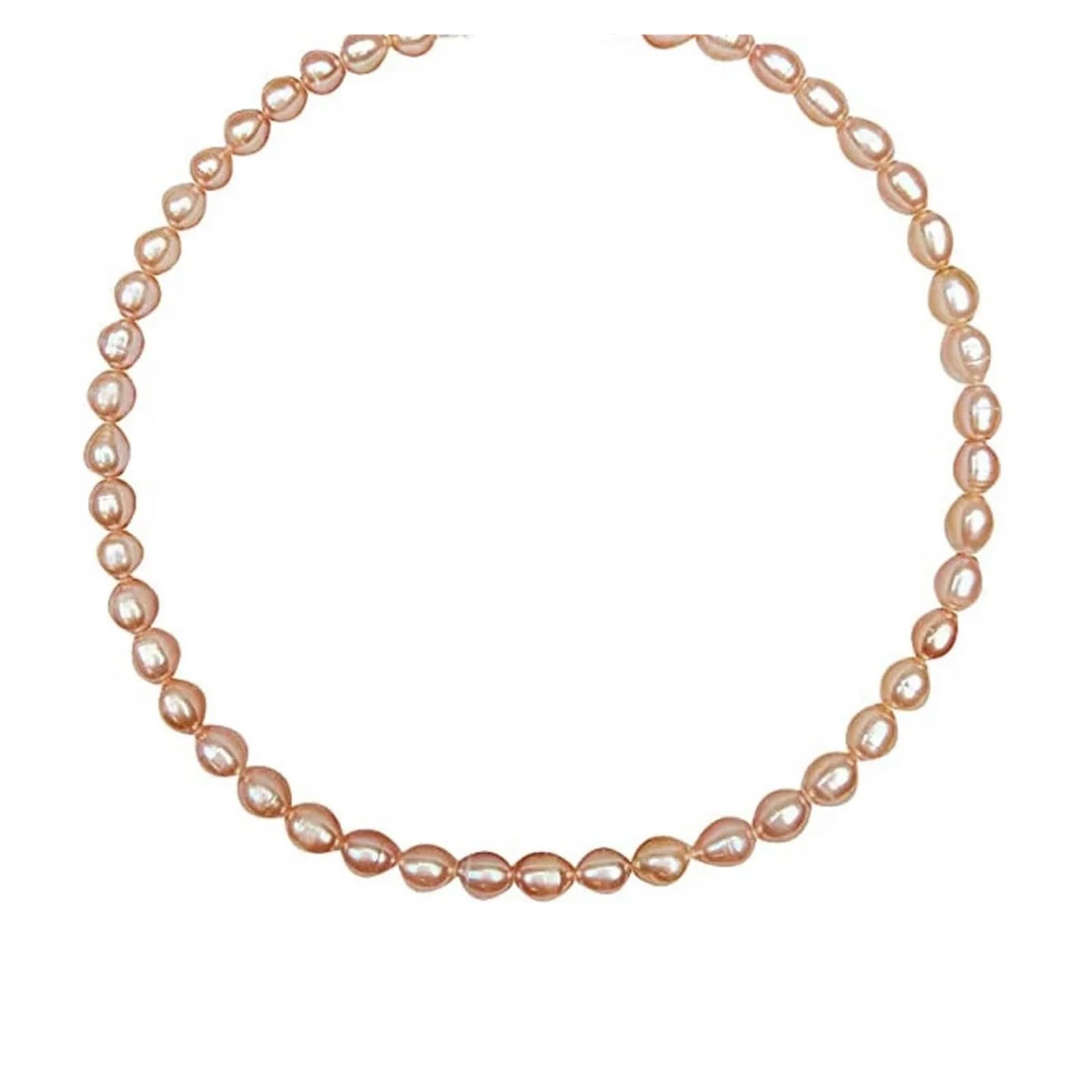 LIUCH Gargantilla barroca de Perlas de Agua Dulce for Mujer, Regalos de Moda, Perlas Naturales puras, joyería Artesanal Hecha a Mano, Collar con Hebilla de Tornillo