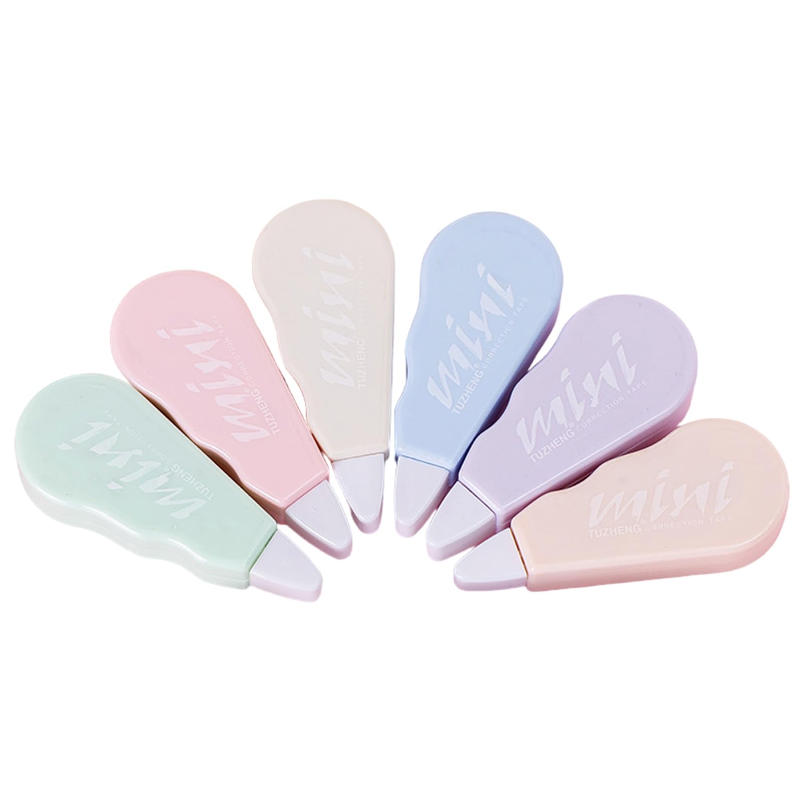 Rbrmhm As The Pic Show 6Pcs Correction Tape Roller Quick Drying Correction Tape Total 24M For Card Making Scrapbooking
