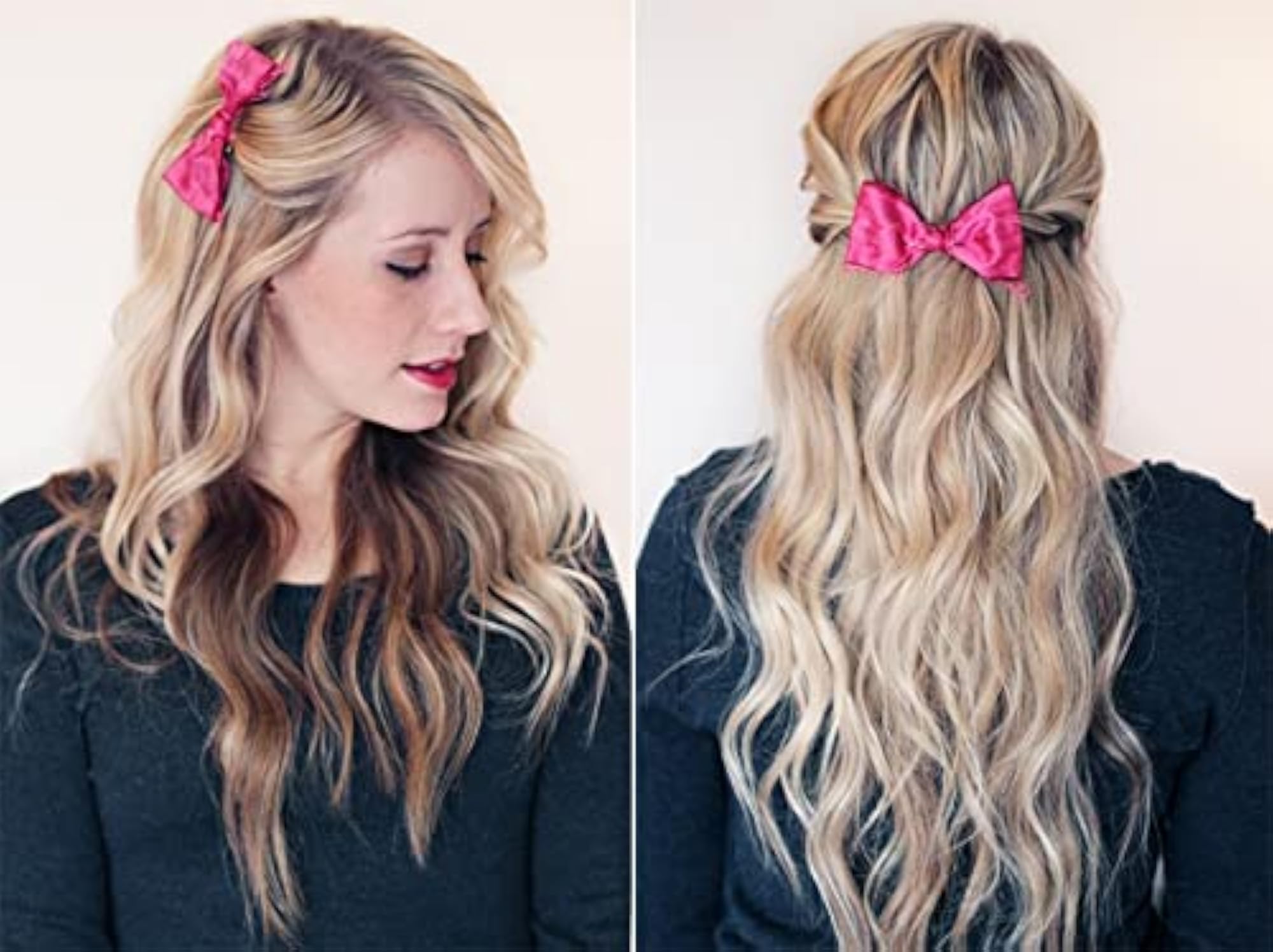 Stylish Multicolor Hair Bows for Girls with Alligator Clip