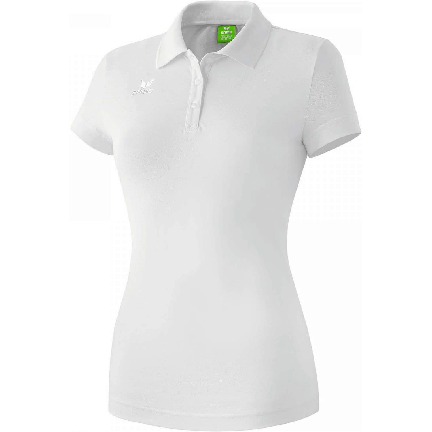 Erima Women's Casual Basics Teamsports Polo Shirt - White, Size 46