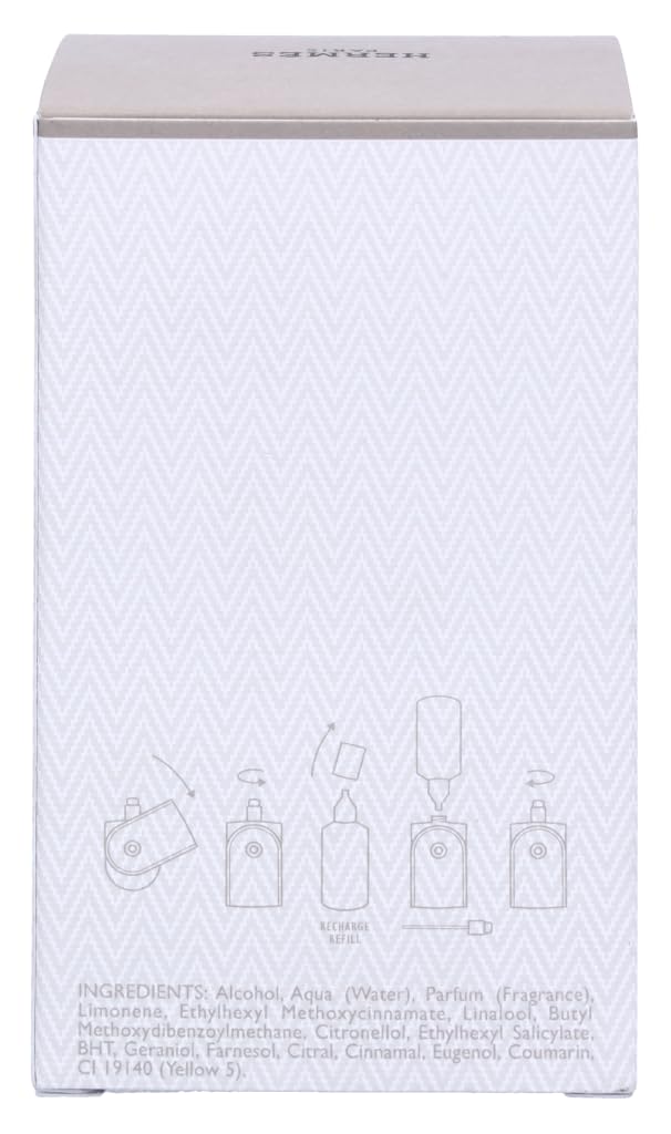 Hermes Voyage D'Hermes Eau-de-toilette Refillable Spray for Unisex, 3.30-Ounce