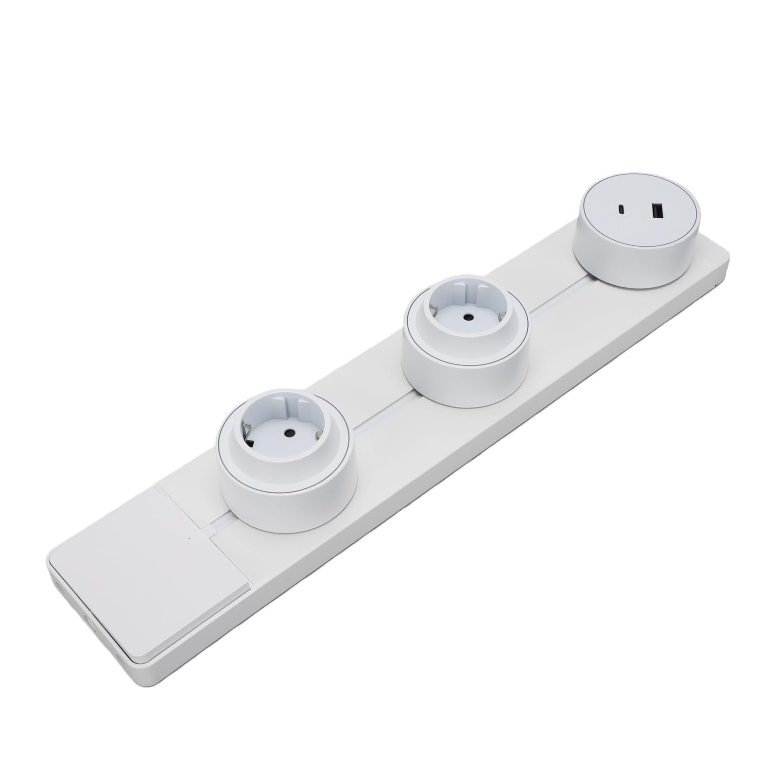 Generic di Binari Multipresa con Porta USB da Cucina per Sottopensile da 40 Cm Design Durevole in Lega di Alluminio per Casa e Ufficio