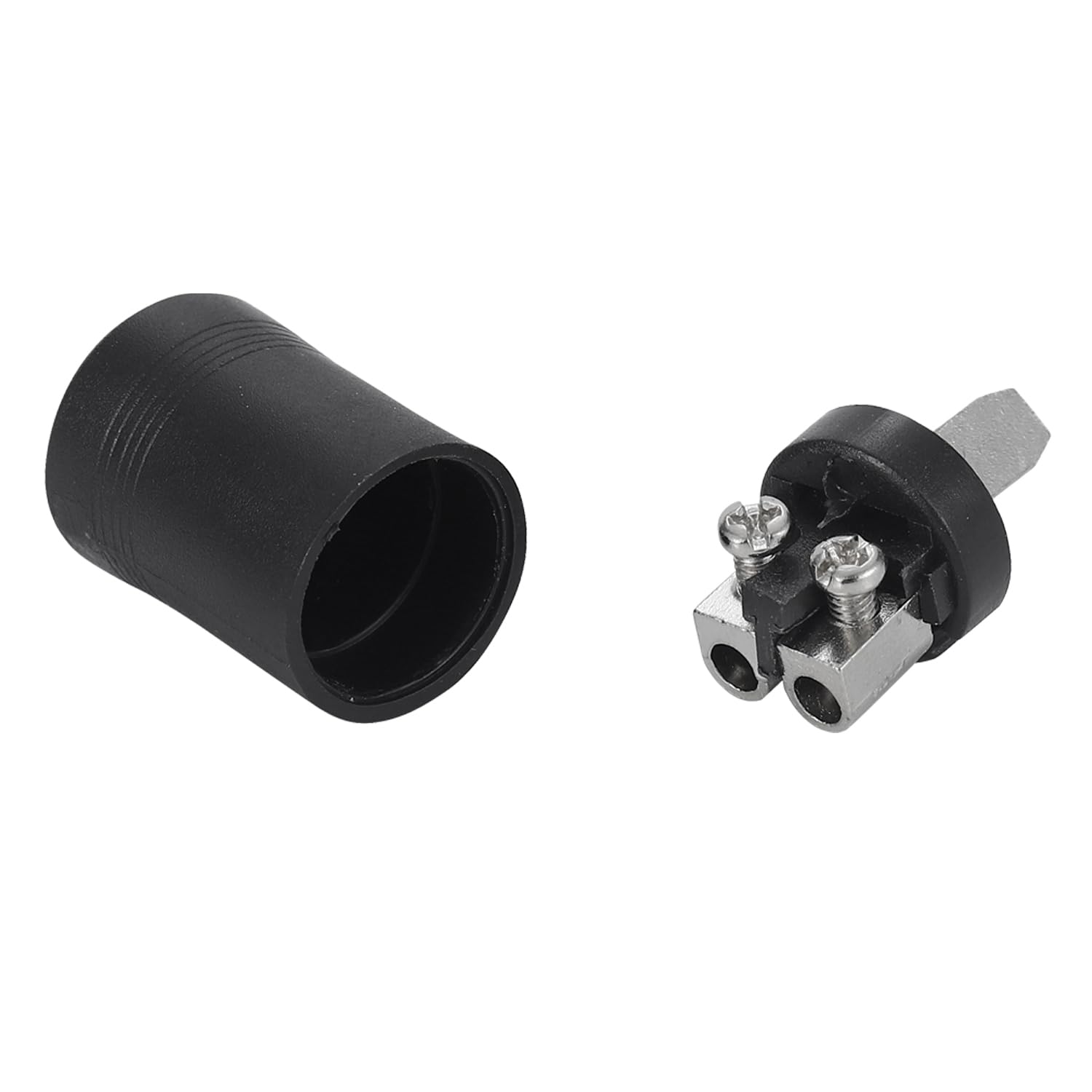 Greluma 8 Pièces Prise de haut-parleur mâle DIN 2 broches, connecteur de câble de haut-parleur HiFi mâle, aucune soudure requise