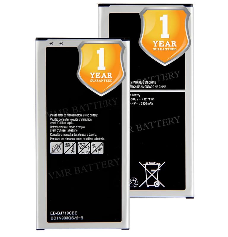 Image of Original EB-BJ710CBN Battery Compatible for Samsung Galaxy J7 (2016) SM-J710F | On8 (SM-J710FN) - (3300mAh) - 1 Year Warranty K7