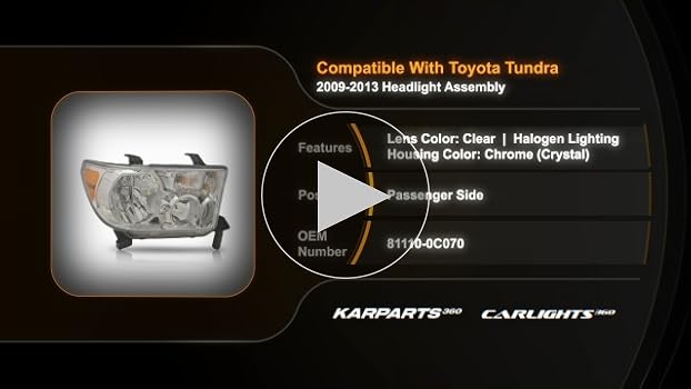 Amazon.com: For Toyota Tundra 2009 10 11 12 2013 Headlight