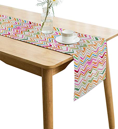 Image of Handmade Jute Table Runner, 12 x 60 Inches, for 4 Seater, Heat Resistant & Non-Slip, Natural Rustic Farmhouse Decor, for Dining, Coffee & Centre Table, AATR0044