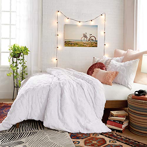 Peri Home 2D2205C3WT 100% Cotton 3-Piece Comforter And Sham Set thumb #1