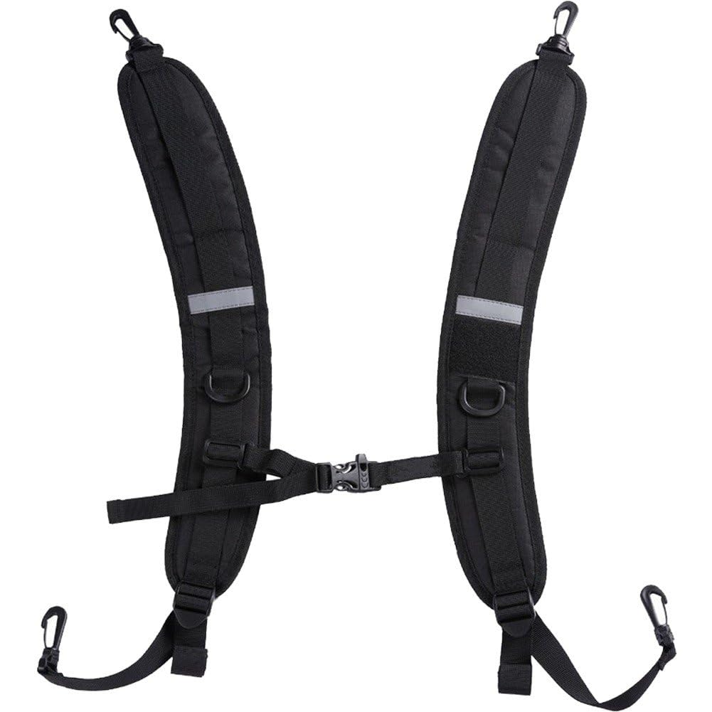 Uzztfa Backpack Straps, Backpack Shoulder Strap Bags Strap Replacement Padded Strap Adjustable With Clips For Backpack Dry Bag