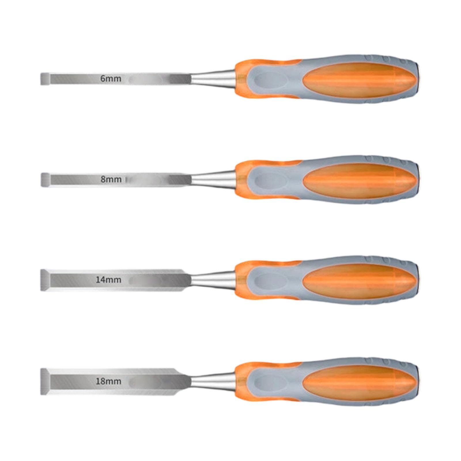 4Pcs Multifunctional Woodworking Carving Gouge Set High Hardness Cutter Flat Gouge Multiple for Professional Accuracy Wood Set