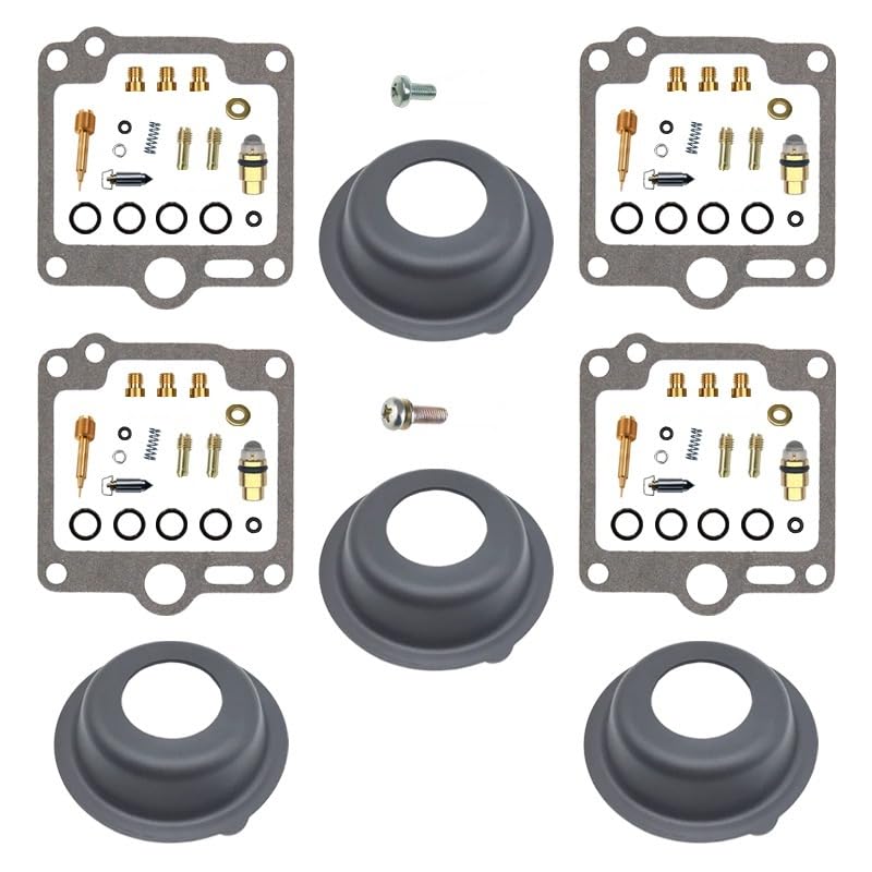 Kit réparation carburateur XJ900 joints nitrile et gicleurs laiton pour rebuild OE 900cc