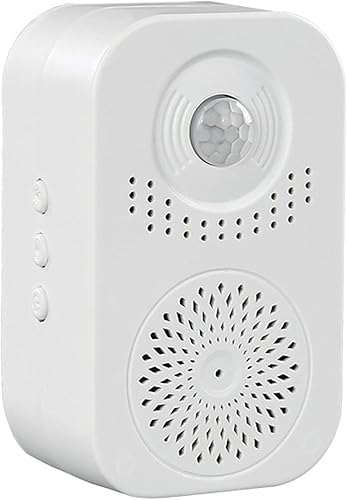 Miniatura 1 de Timbre de bienvenida con sensor de movimiento activado y voz grabable para reproductor de sonido de tienda, timbre de bienvenida, 2.0 x 1.5 x 3.3