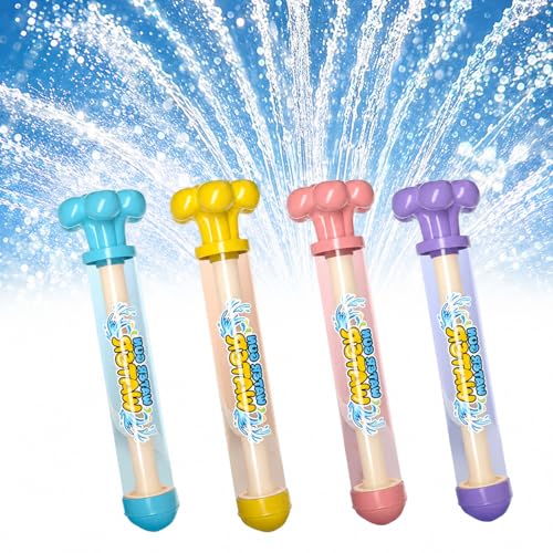 4 Stück Wasserpistole Kinder Bunt Wasserspritze Firework Wasserspritze Wasser-spritze Kinder Spritzpistole Wasser Wasserspielzeug für Outdoor Pool Beach Sommerfest