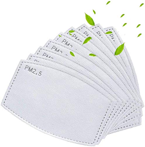 60 filtros de carbn activado, 5 capas exactas de filtro reemplazable, PM2.5 antivaho