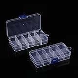 ILOKEY 10 cell transparent storage box