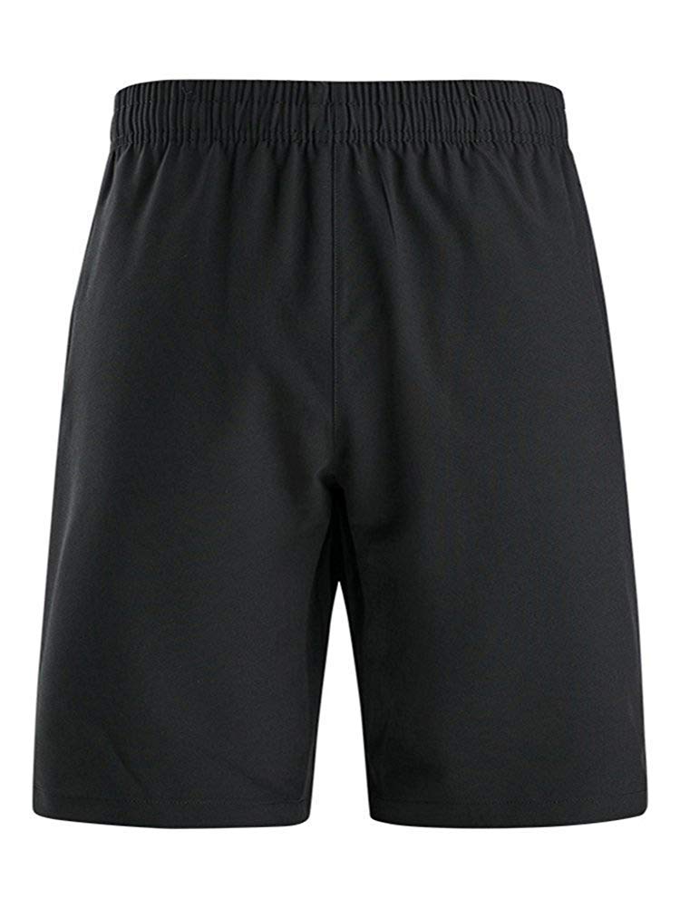 Men's Running Workout Training Shorts Quick Dry Lightweight Athletic Shorts with Zipper Pockets