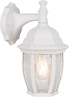 Vista 10 de LIT-PaTH Farol de pared para exteriores del atardecer al amanecer, aplique de pared como accesorio de iluminación de porche con base mediana E26