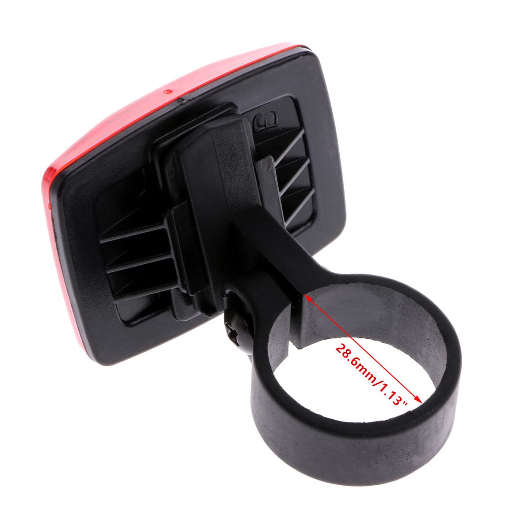 Bydezcon Plastic Handlebar Reflector Waterproof Bicycles Rear Seat Reflective Taillight Plastic Safety Rear Reflector Lights