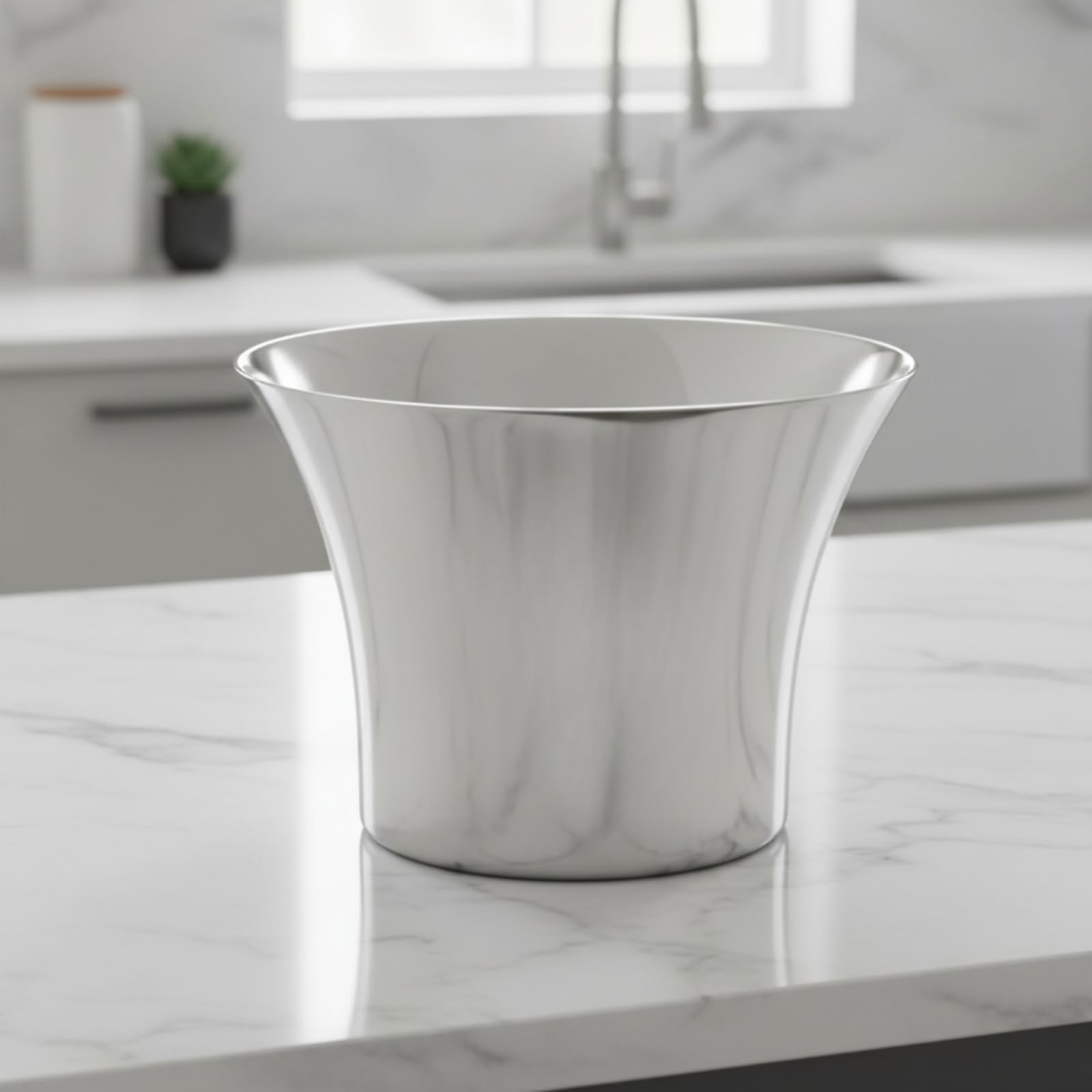 Colcolo Cubitera de Champagne Cubo Hielera Bañera Bebidas con Soporte Sólido de Acero Inoxidable Pulido Gran Capacidad para Hielo y Botellas Adecuada para Fiestas Jardín Mesa Buffet, Dorado