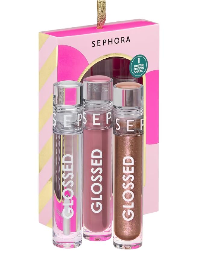 Sephora Favorites Set of Three Glossed LIPSTICKS - Limited Edition