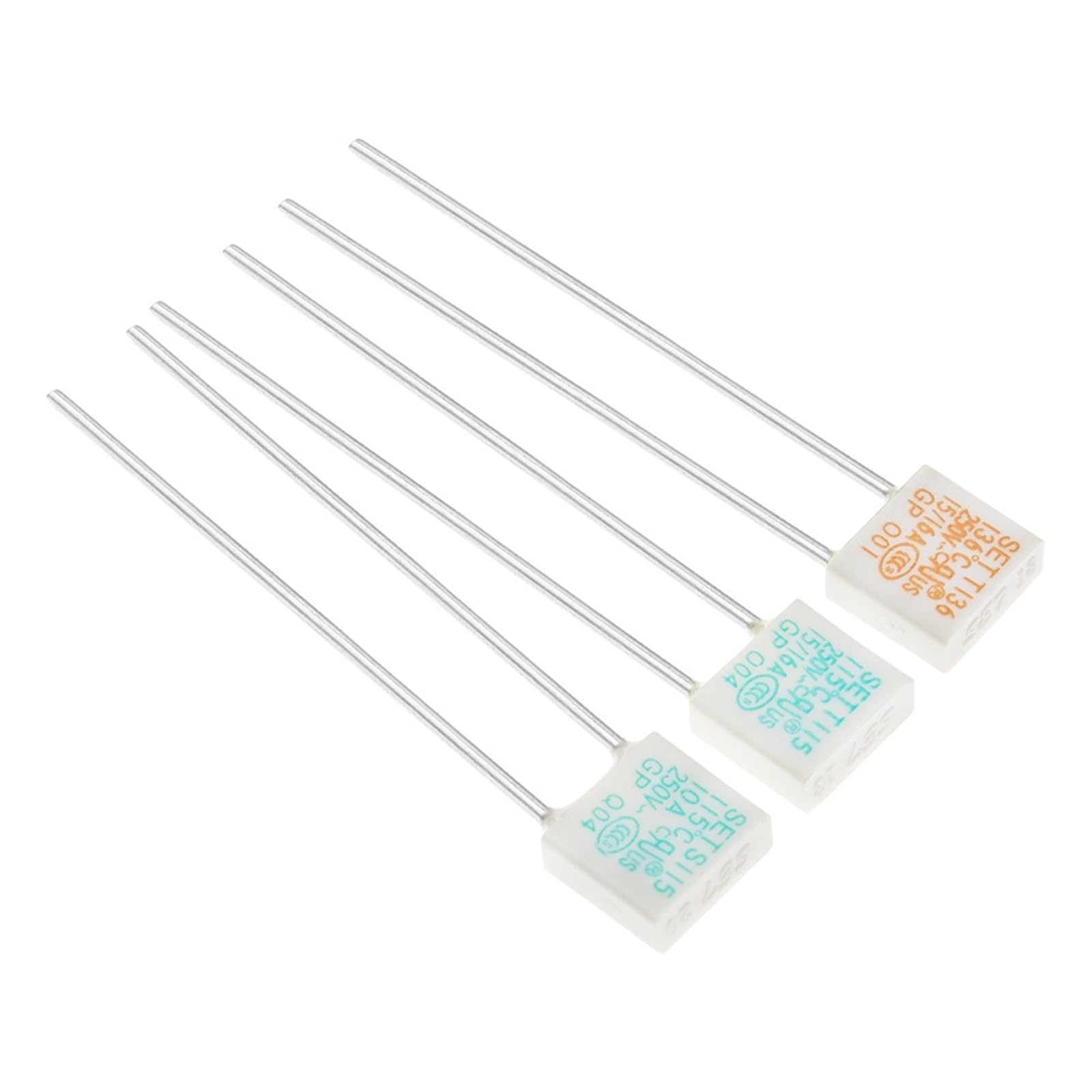Fusible thermique carré coupure nette 115C 10A 250V haute précision - 6