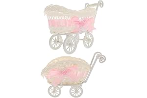 JojoFuny Vintage Baby Carriage Centerpieces for Tables