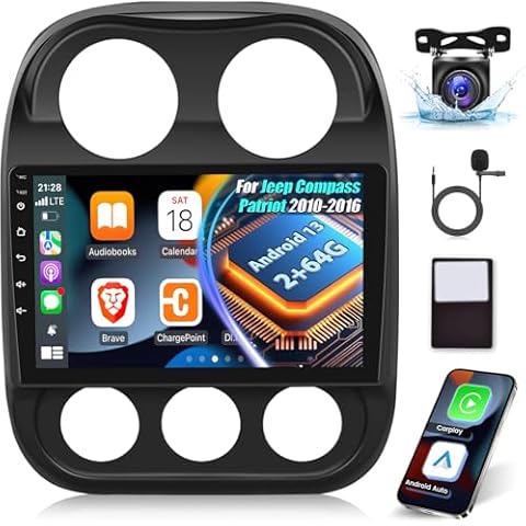 EKAT 10.1 Inch Android Car Radio for Jeep Cover